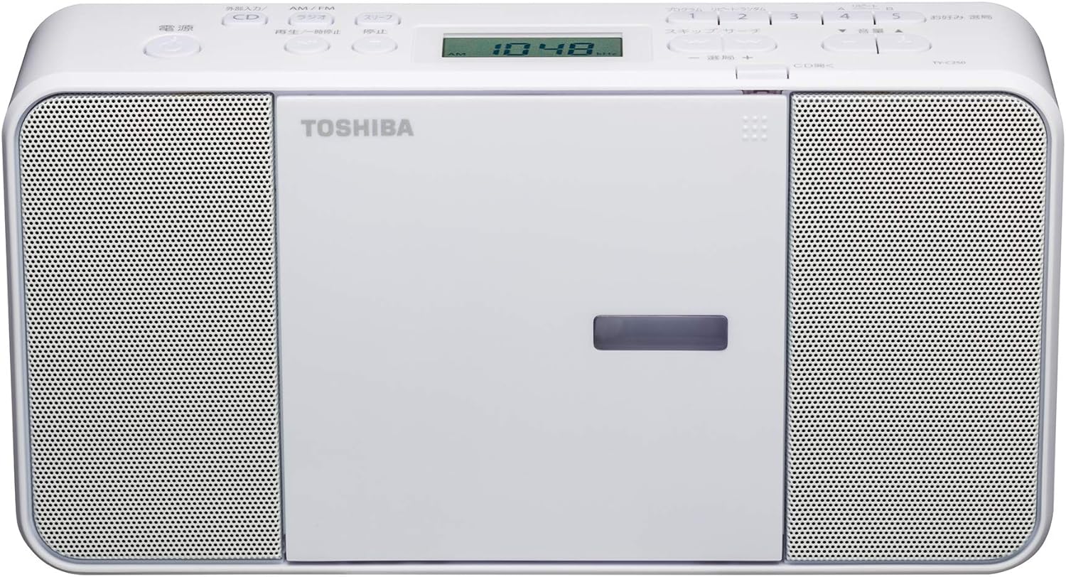 TOSHIBA(東芝) CDラジオ TY-C250-W (ホワイト)
