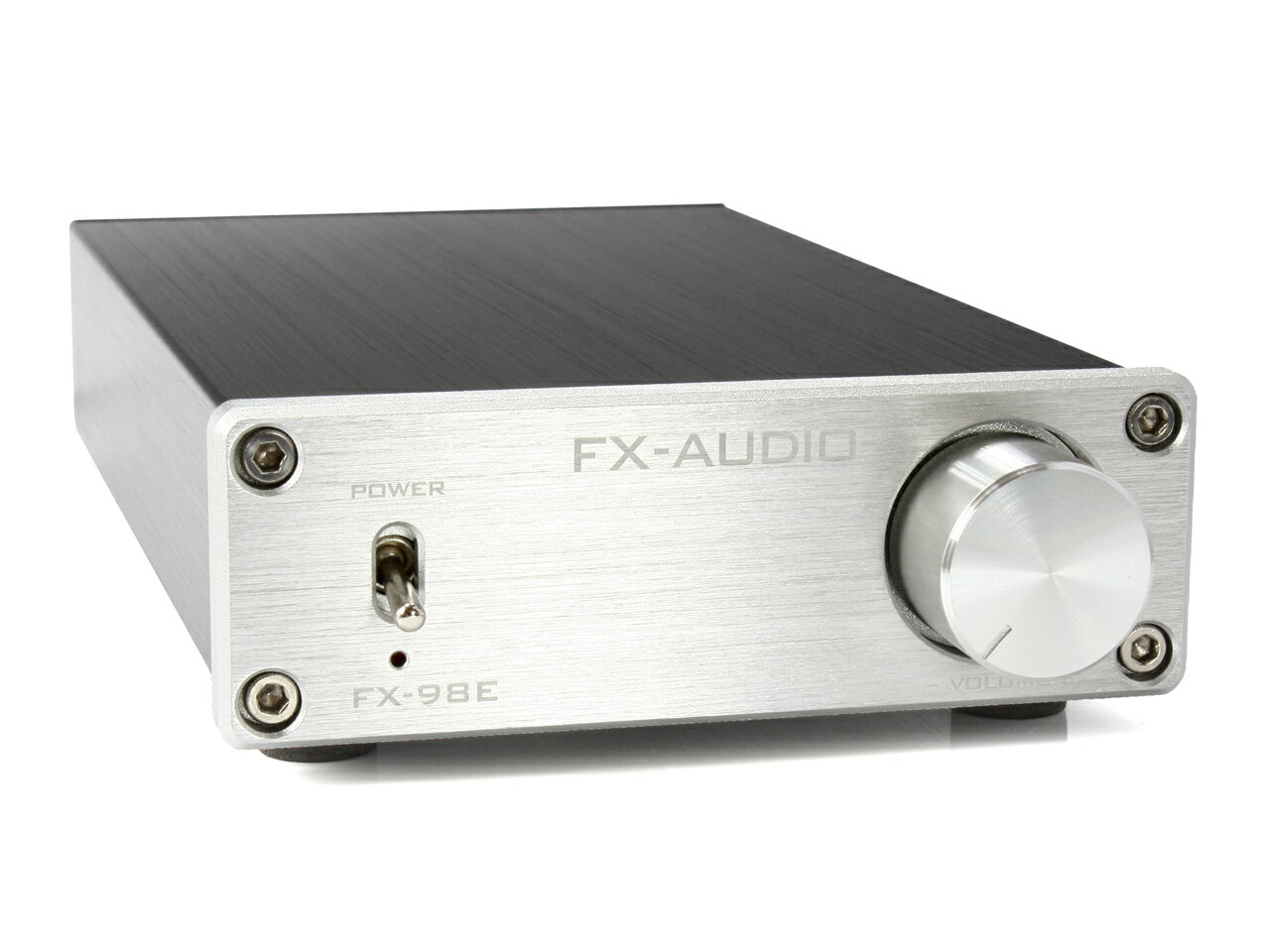 送料無料 FX-AUDIO- FX-98E [シルバー] TDA7498EデジタルアンプIC搭載 160Wハイパワーデジタルアンプ