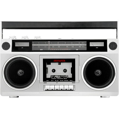 AIWA(アイワ) GAA4-RCP0001 ステレオ型ラジカセ AM・ワイドFM Bluetoothレシーバー機能 USBメモリ(MP3)再生機能 乾電池＋電源コンセント式