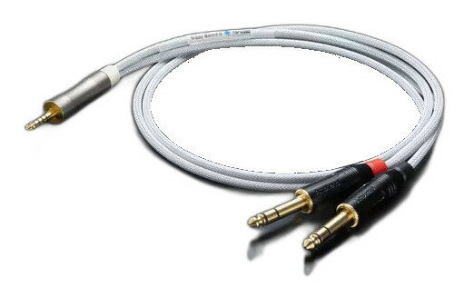 TOP WING White Barrel II 4.4 to TRS 80cm / 4.4mm-TRS x2 バランス変換ケーブル【送料無料】【ポイント5倍】