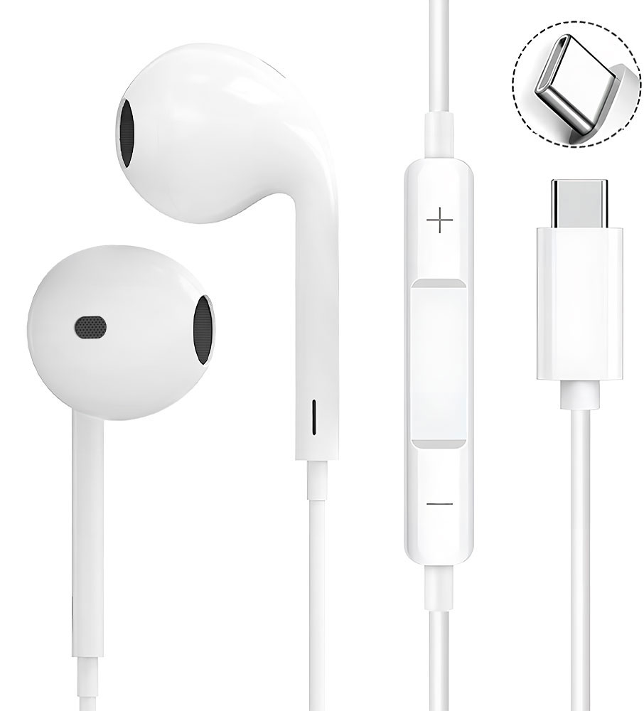 【2026新版】タイプc イヤホン 有線 イヤホン Type C イヤホン マイク付き 通話可能 音量調節 騒音低減 Type Cインターフェース使用 対応iPhone15/iphone16/iphone17/iPad/Xperia/Galaxy/Android 白