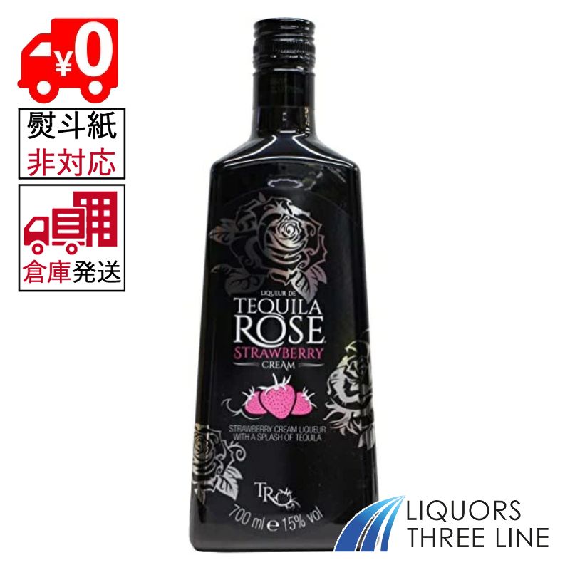 【楽天倉庫発送◇全国送料無料】《並行・箱無し》テキーラローズ ストロベリー クリーム 15度 700ml MK【リキュール】