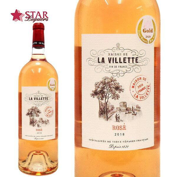 ラ ヴィレット ロゼ [2018]La Villete Rose ロゼワイン 1500mlマグナム 1.5L 1.5リットル フランスワイン ヴァン ド フランス WINE BBQ 通販 ワインお誕生日プレゼント ワインギフト 母の日