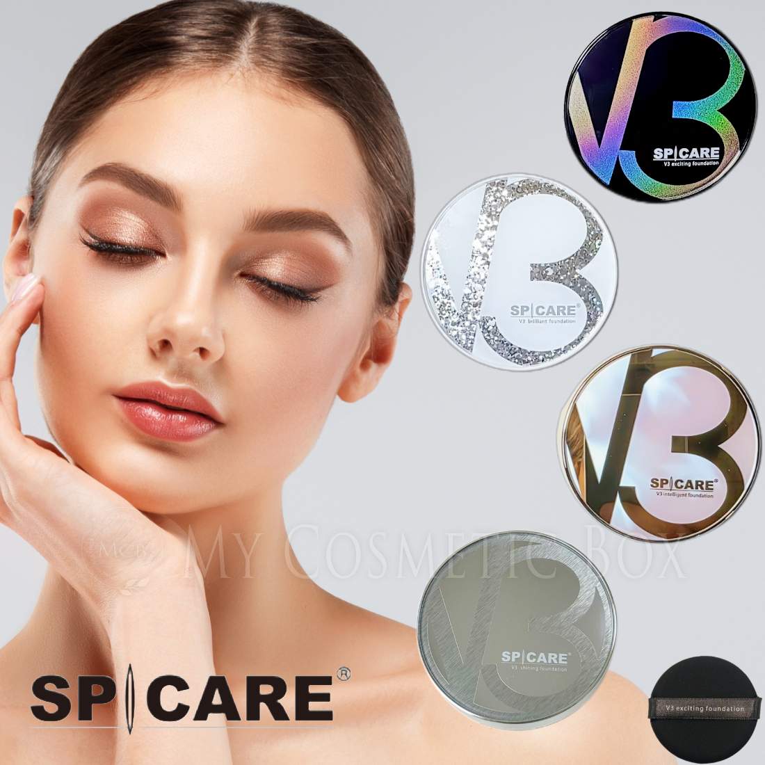 【3/31までの限定価格】V3ファンデーション　v3 ブリリアント ファンデーション　v3ファンデーション 正規品　v3 ファンデーション 公式 サロン専売品 SPICARE exciting foundation