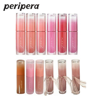 【正規品】12色 ペリぺラ PERIPERA インクムードグロイティント Ink Mood Glowy Tint 色持ち グラデ ぷるぷる デイリー ツヤ持続 粘膜リップ 色落ちしずらい ツヤ ティント 高発色 グロス