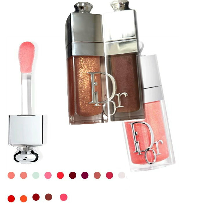 DIOR ディオール アディクト リップ グロウ オイル　うるツヤ トリートメント　バーム　口紅　グロスcd-addict-oil　ビューティ化粧品 コスメ メイク　ケア オイル グロス・リッププランパー 限定　キーリング付き リップホルダー ケース