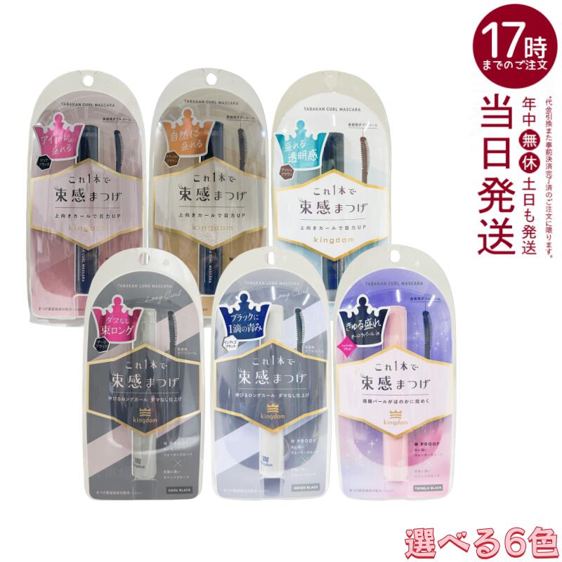 kingdom キングダム 束感カールマスカラ 選べる6色 クリアブラック/ナチュラルブラウン/アッシュブラウン/トゥインクル/ダーク/インディゴ 黒龍堂 国内正規品 送料無料