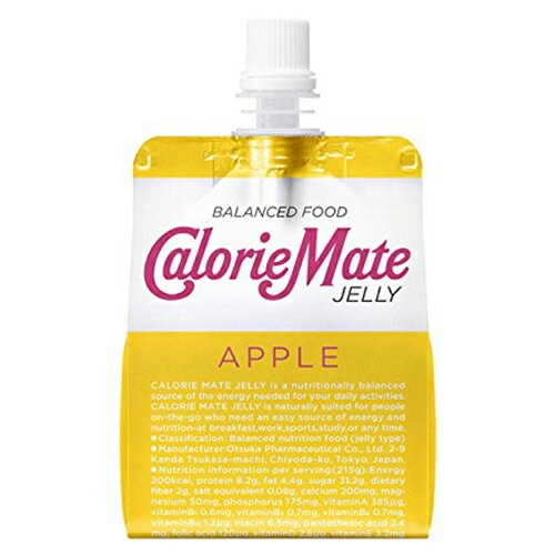 【4月4日-10日限定★ポイント2倍 】【2ケース】大塚製薬　カロリーメイトゼリー　アップル味　215g×24個入り×2箱　合計48個　【送料無料】【沖縄、離島は別途送料120サイズ】