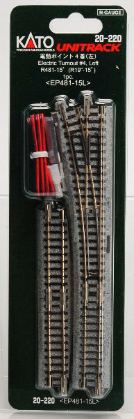 20-220 電動ポイント4番 (左)[KATO]《発売済・在庫品》