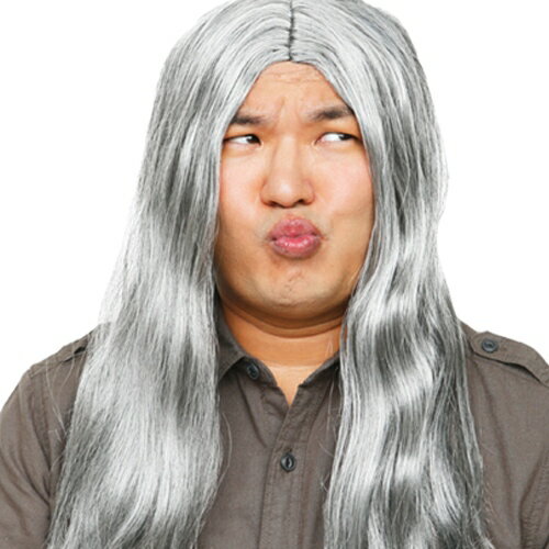 !最安値挑戦中!【1点までメール便も可能】[白髪 ロングヘアー] カツランド 白髪ロン毛 [ロン毛 かつら ロングヘアー 白髪 おじいちゃん おばあちゃん 幽霊 ホラー 肝試し イベント コスプレ 仮装]【C-0258_863410】