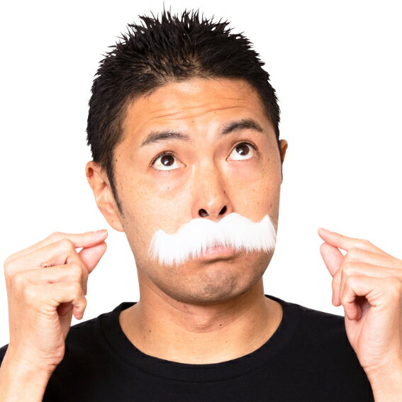 宴会の達人 紳士なひげ 白 髭 おじさん ジョリジョリ 青ひげ パーティー イベント 盛上げ ジョーク おもしろ グッズ 小道具 年末年始 新年会 忘年会 二次会 会議