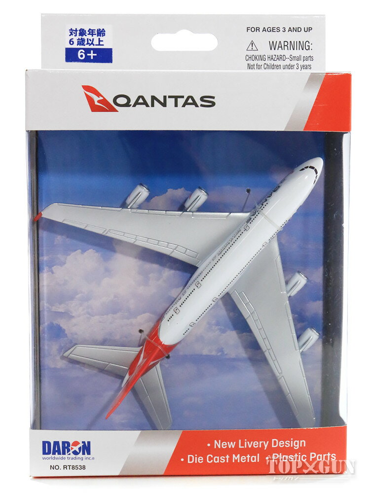 A380 カンタス航空 ノンスケールDARON飛行機 / 飛行機模型 / 模型 / 完成品 / 完成品模型 [RT8538]