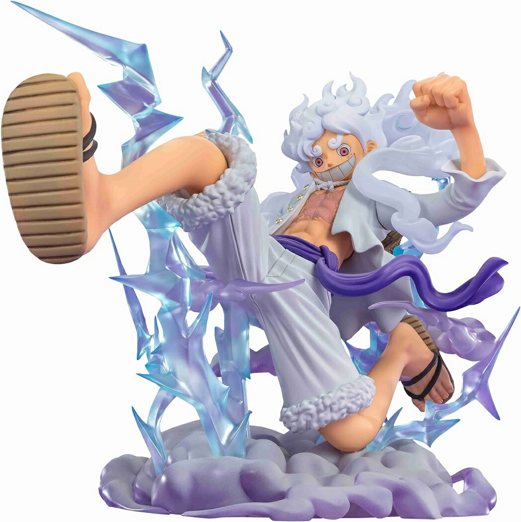 【新品】1週間以内発送 フィギュアーツZERO ONE PIECE ［超激戦］モンキー・D・ルフィ -ギア5 “巨人”- PVC&ABS製 塗装済み完成品フィギュア ワンピース 麦わらの一味 るふぃー ジャンプ 漫画 アニメ