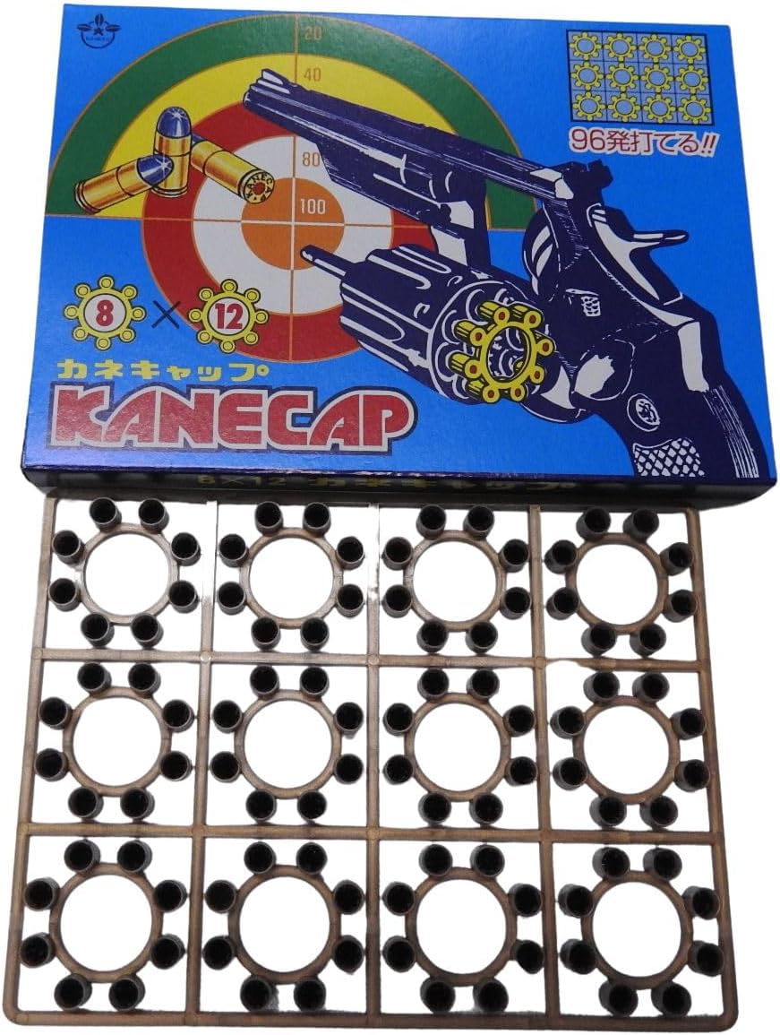 カネコ カネキャップ スペア 火薬 96発 熊よけ 44マグナム キャップガン クマ除け 害獣駆除 ムクドリ カラスよけ 害獣撃退器 8連発銃用 登山 渓流釣り 防犯 護身 日本製