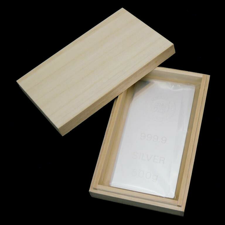 【最大3万円クーポン】 徳力本店 純銀インゴット ingot 500g シルバーバー /シルバー/SV999.9(65361)(65361)