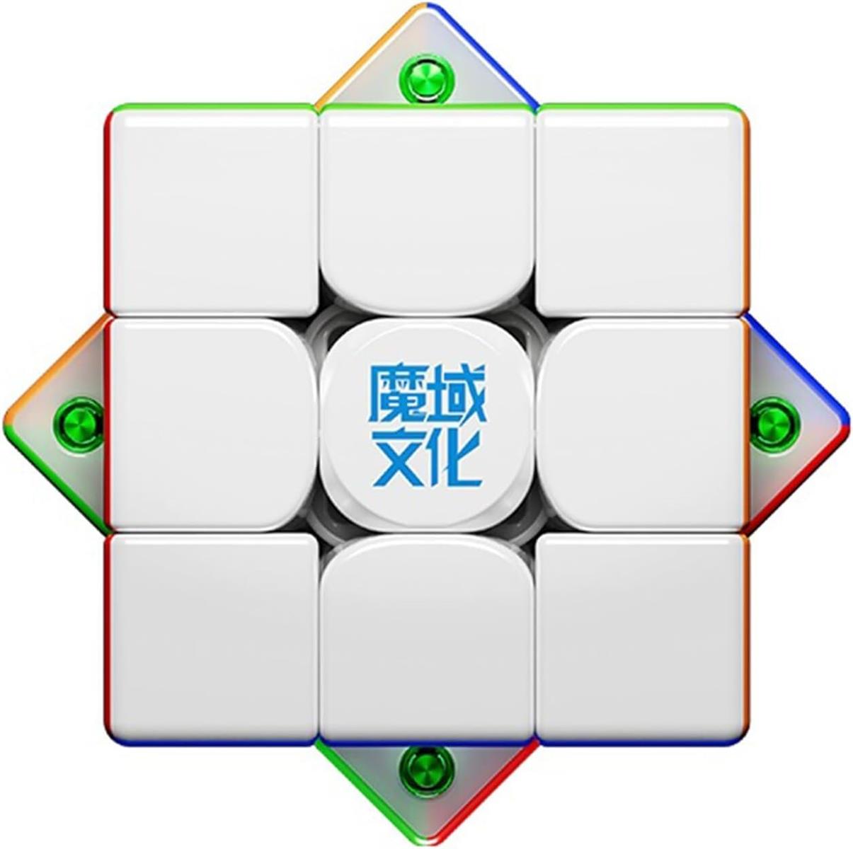 Moyu Weilong V11 2025 スピードキューブ 3x3 ステッカーレス パズルキューブ テンション調整可能 マグネット48個 3x3 Moyu キューブ スムーズ プロ仕様 マグネティック マスターキューブ (マグネティックマットバージョン)
