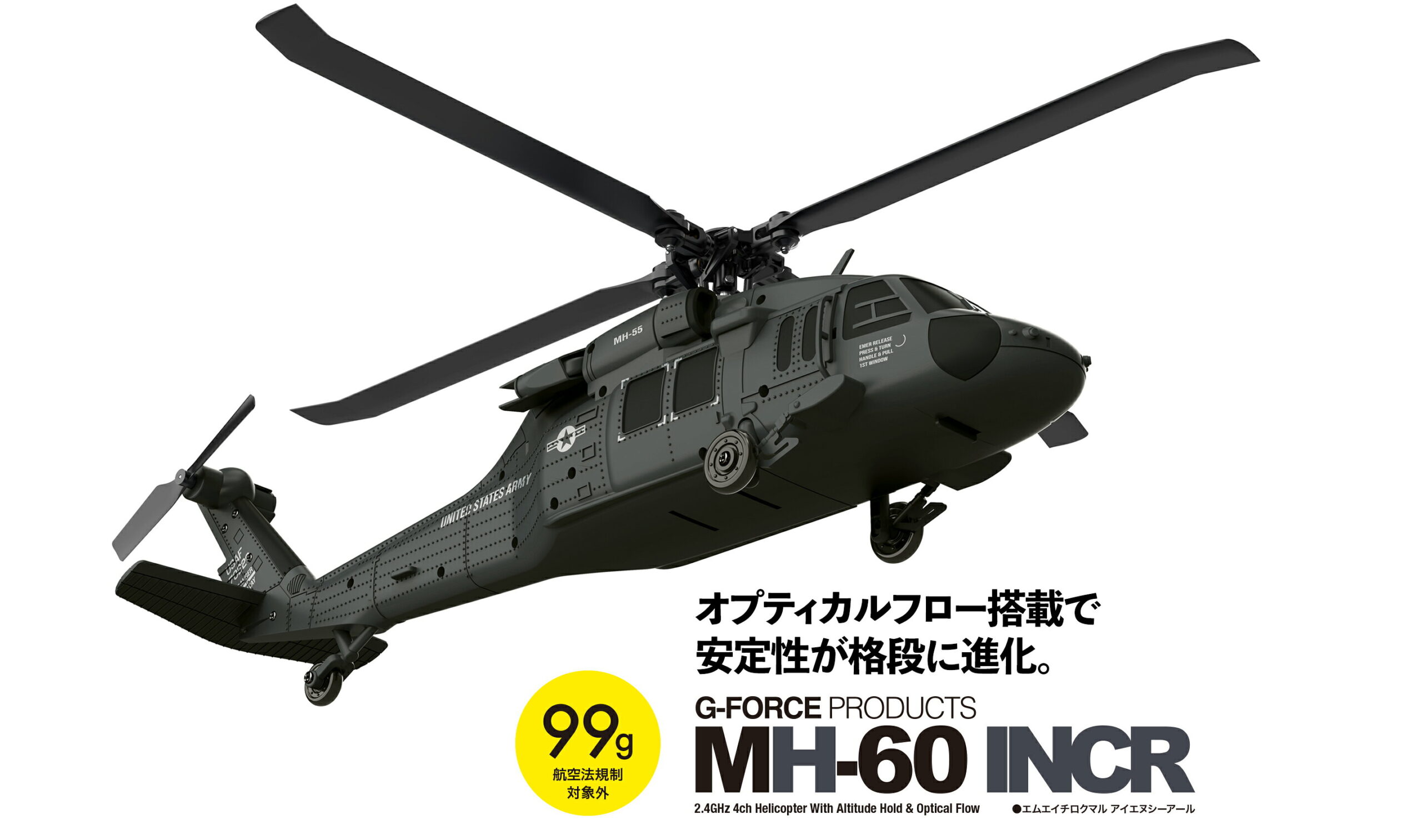 【基本送料無料】G-FORCE(ジーフォース)/GB500/MH-60 INCR RTFセット