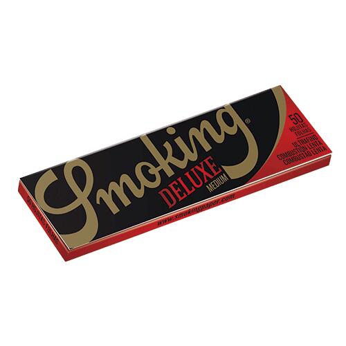 Smoking スモーキング 手巻きタバコ デラックス 巻紙50枚入 Smoking・Deluxe 1 1/4 78mm 手巻きたばこ ペーパー