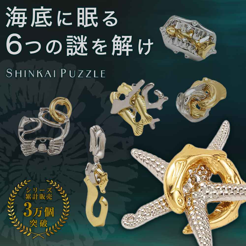 【これが、ひらめきの快感！】 知恵の輪 ちえのわ 大人 子供 セット パズル 海 難しい 高齢者向け 海の生き物 難易度1～6 謎解き おもちゃ 脳トレ 知育 知恵パズル 知恵玩具 高齢者 子供 暇つぶし