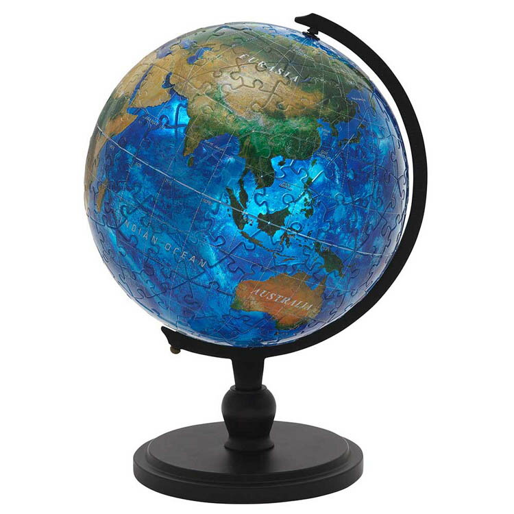 パズル 240P ブルーアース‐アクア‐ 2024-122ジグソーパズル 地球 球体 のり不要 子午環付 透明 宇宙 天体 ギフト 母の日 Yanoman やのまん