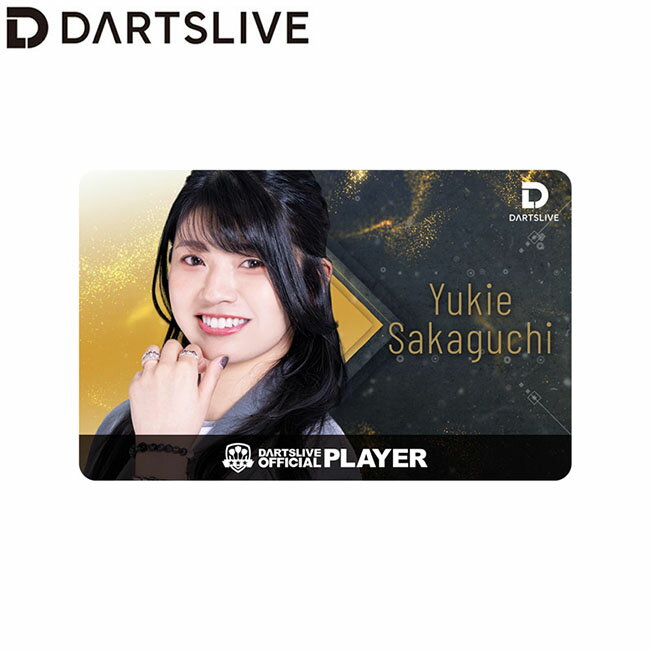 DARTSLIVE PLAYER GOODS第六弾 坂口優希恵選手　(ダーツ カード)