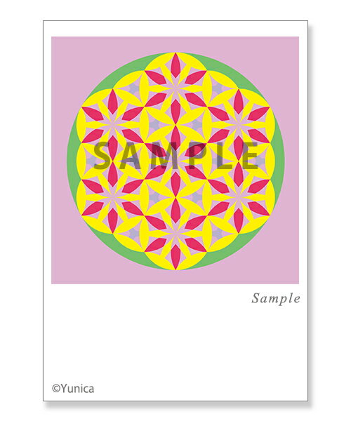 フラッシュフラワー　ポストカード