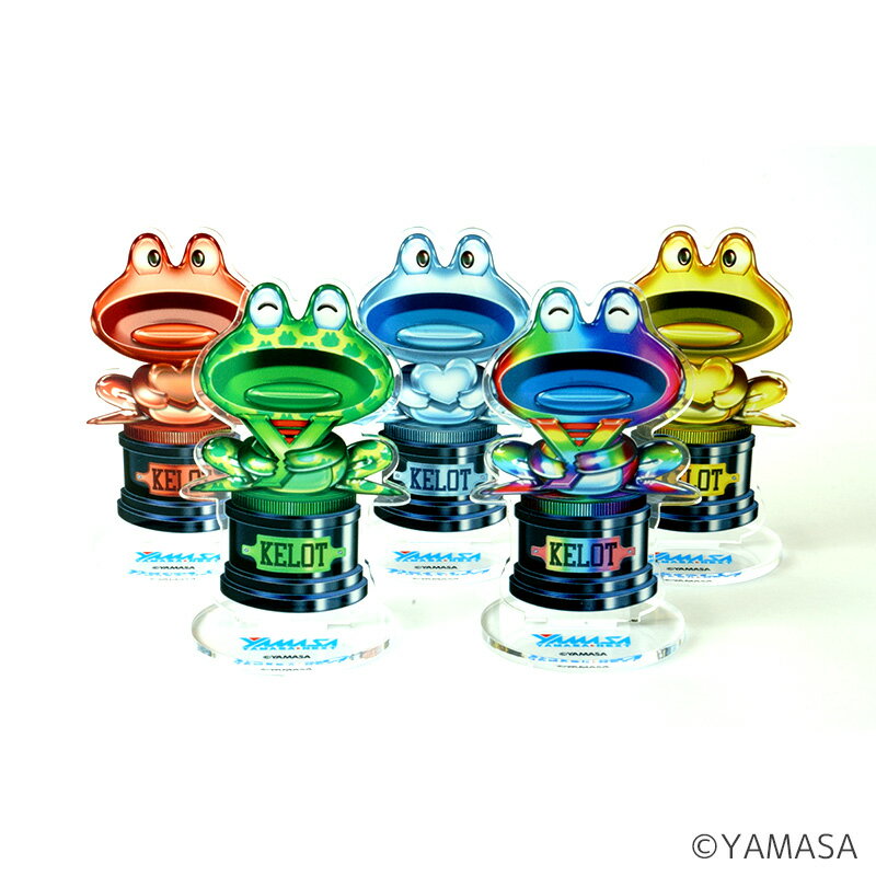 パチンコ パチスロ パチキャラ ケロット トロフィー アクリルスタンド　5種 各1　5個コンプリートセット