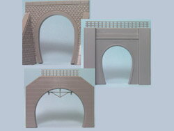 石目模様 単線トンネルポータル(電化) [2516](JAN：4946950251603)