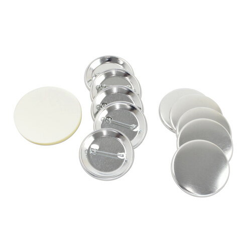 44mm ダブルフックピン 缶バッジパーツセット 50個
