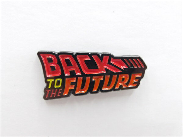 ◎【ピンバッジ/pin badge】『 Back to the Future タイトルロゴ / ピンズ 』バッジ バッチ ピンバッチ PINS 映画 Movie バック・トゥ・ザ・フューチャー BTTF デロリアン コレクション ファッション雑貨 アメ雑