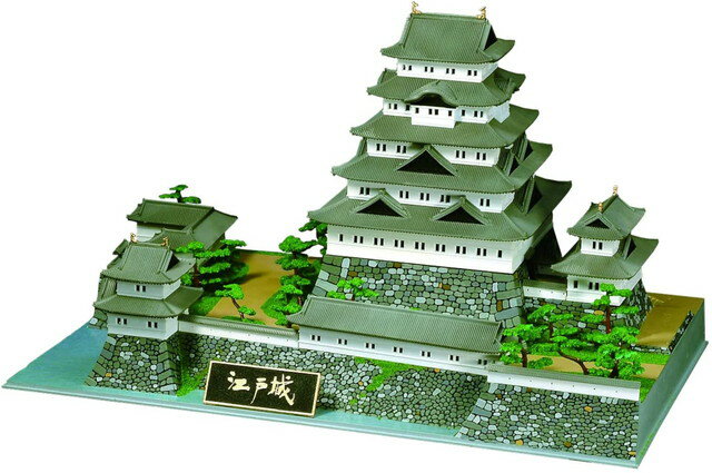 【送料無料】　童友社 日本の名城 デラックス 江戸城 DX-4 プラモデル