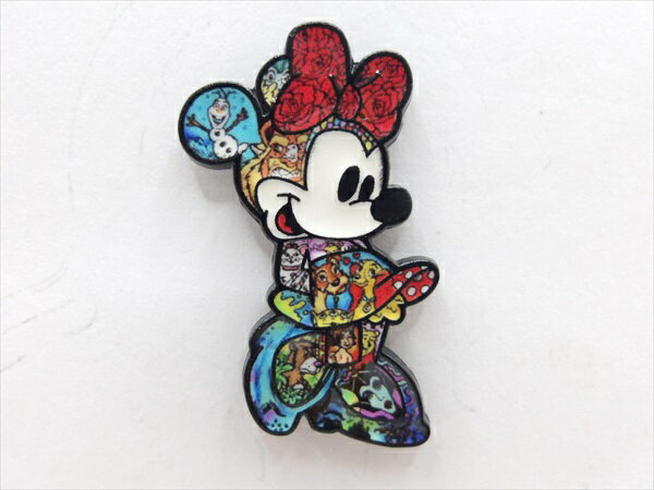 ◎【ピンバッジ/pin badge】『 Disney ミニーマウス カラフル / ピンズ 』バッジ バッチ ピンバッチ PINS 映画 Movie ディズニー Mickey Mouse ミッキーマウス Minnie Mouse アメコミ コレクション ファッション雑貨 アメ雑