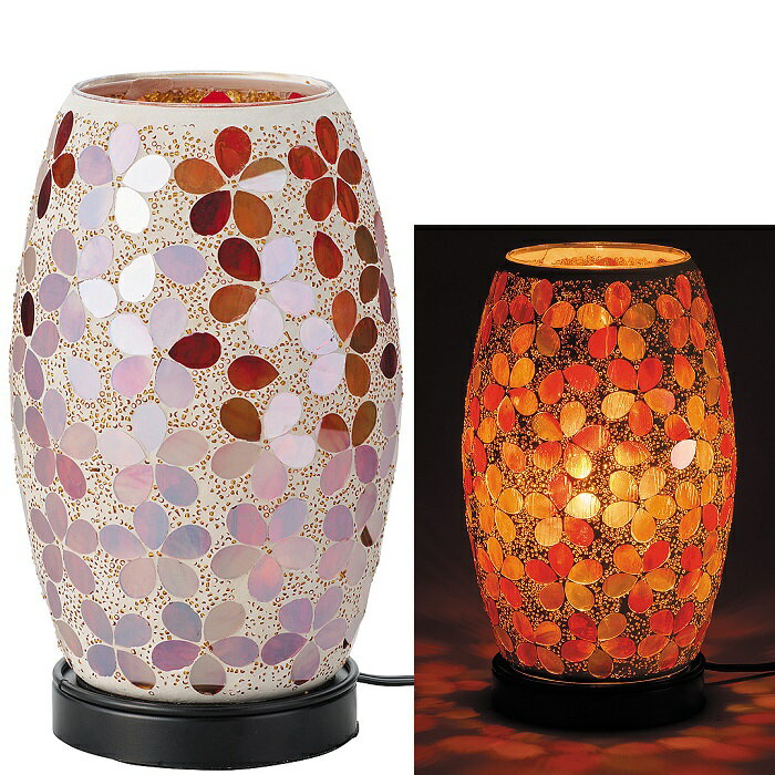 イシグロ 21248 モザイクランプ バハールレッド【お取り寄せ製品】【インテリア 照明 ライト おしゃれ お洒落】