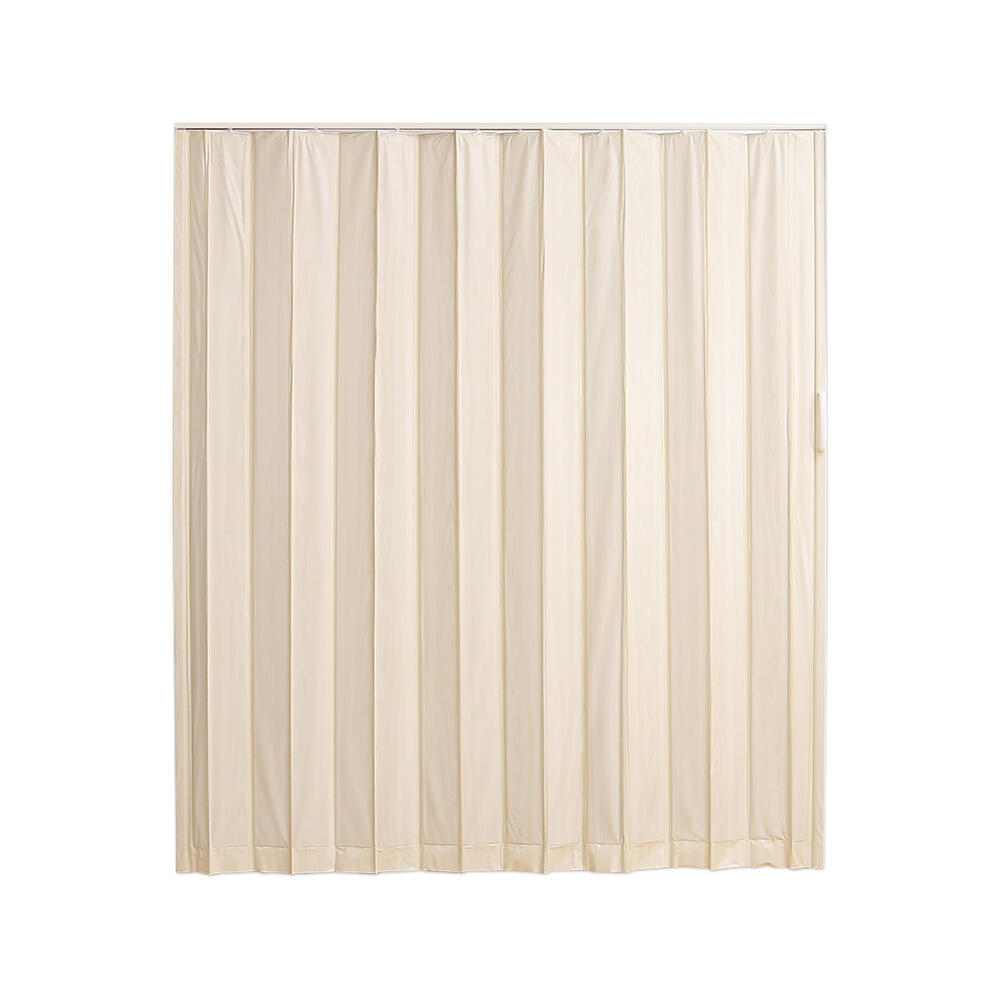 【 工事不要 お客様簡単取付商品 】 木目調アコーディオンドア 200幅 ホワイト色 SH-16-AD200--WH 1ケ ◆幅200×高さ174cm ◆レールは160cm~200cmまで伸縮可能 ◆ドアの左右にマグネット付き ◆フルディ FULDY 冷気、暖気を逃がさず快適な空間に☆