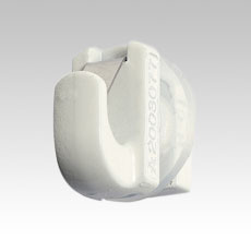 ピクチャーレールアタッチメント30kg用ピクチャーレール MC-10対応壁付フック型レールアタッチメント MCD-6 ホワイトアラカワアラカワグリップ荒川技研工業