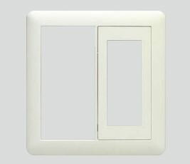 β神保電器 配線器具【WJC-S3】J・WIDEシリーズ スイッチコンセントプレート 2連用