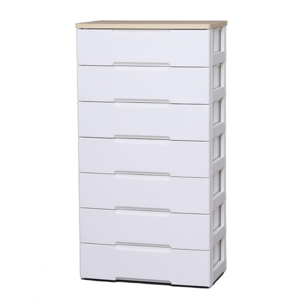 チェスト タンス ウッドトップチェスト 7段 HG-727 チェスト ウッドトップ ラクラク引き出しチェスト 引き出し 収納 収納用品 収納チェスト 収納タンス HGチェスト 収納家具 衣類整理 棚 押入れ クローゼット