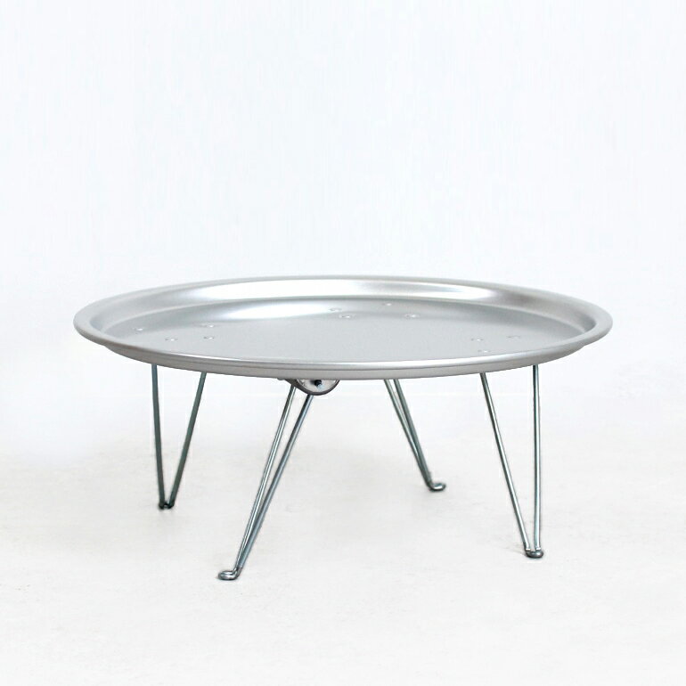 【100円クーポン配布中】松野屋[まつのや]アルマイトちゃぶ台[円卓 テーブル 折りたたみ 持ち運び アウトドア]☆