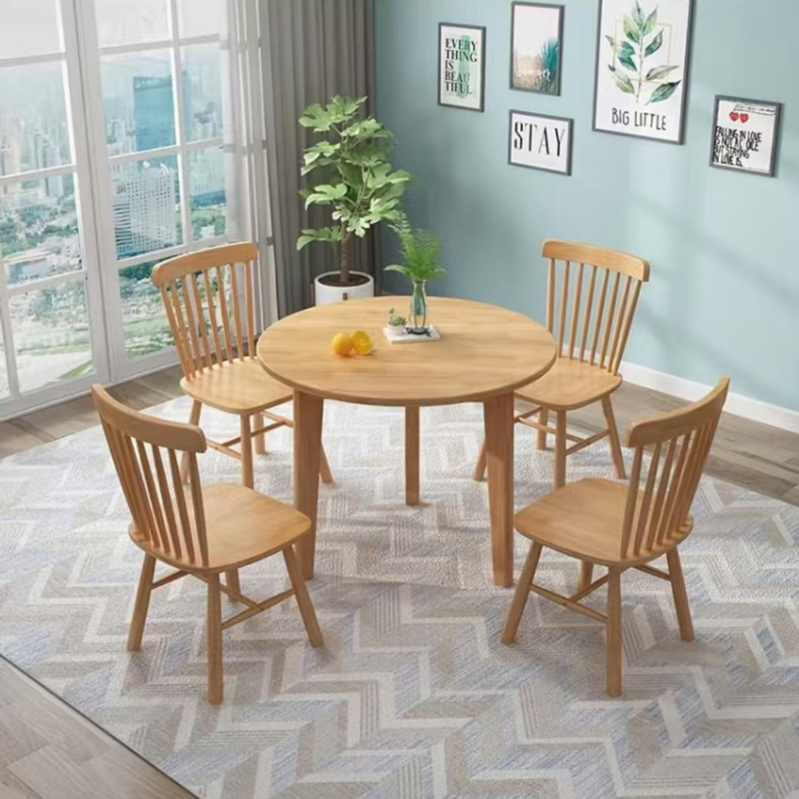 楽天最安値 丸テーブル ダイニングテーブルセット 四角テーブル ブラウン/ナチュラル コンパクト軽量デスク 学習机/キッチン作業台 2人 4人椅子 ダイニングチェア デスク 食事 おしゃれ 高級感 正方形 食卓椅子セット 組立 天然木無垢材 幅60/70/80×高さ73cm 北欧 シンプル