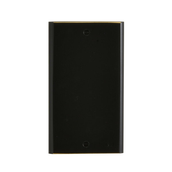 ゴーリキアイランド 真鍮 スイッチプレート(フルカラーシリーズ用) PL00 黒色【真鍮 アンティーク ブラス 雑貨】【※メーカー取寄の諸経費が送料に含まれております】