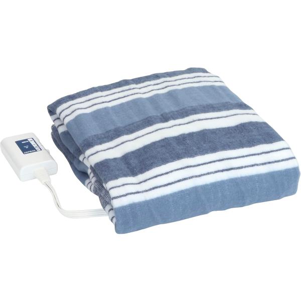 ゼピール 電気敷毛布 130×80cm 丸洗い 頭寒足熱配線で足元あったか ダニ退治 節電 省エネ DM-Y10SN-NV
