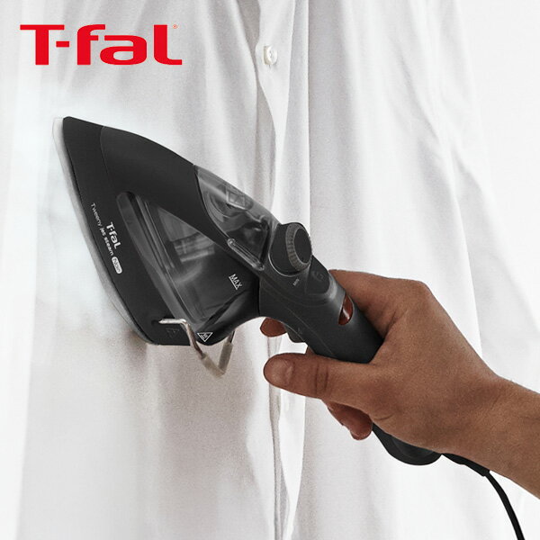 【5日限定!最大100%Pバック】T-FAL ティファール トゥイニー ジェットスチーム ノワール DV9001J0【衣類スチーマー スチームアイロン スチーム アイロン 温度設定 ハンガーにかけたまま 脱臭 ショットスチーム キッチン プレゼント 家電】cp対象