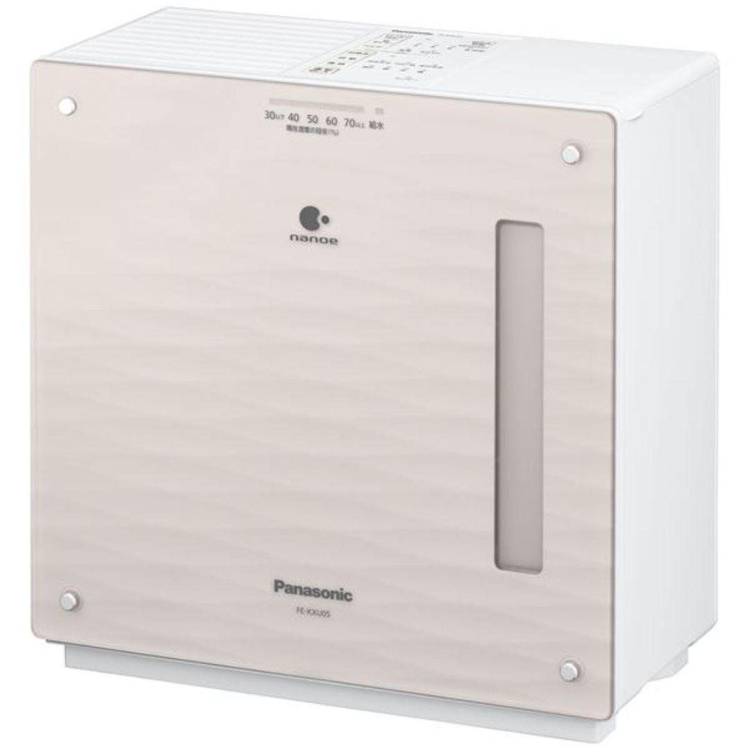 Panasonic FE-KXU05-T ヒーターレス気化式加湿機（中小容量タイプ） クリスタルブラウン パナソニック 加湿 ナノイー 薄型 壁ピタ