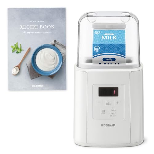 \メディアで紹介されました!/アイリスオーヤマ ヨーグルトメーカー 豆乳パック対応 甘酒メーカー 飲むヨーグルト 低温調理 自動メニュー レシピ