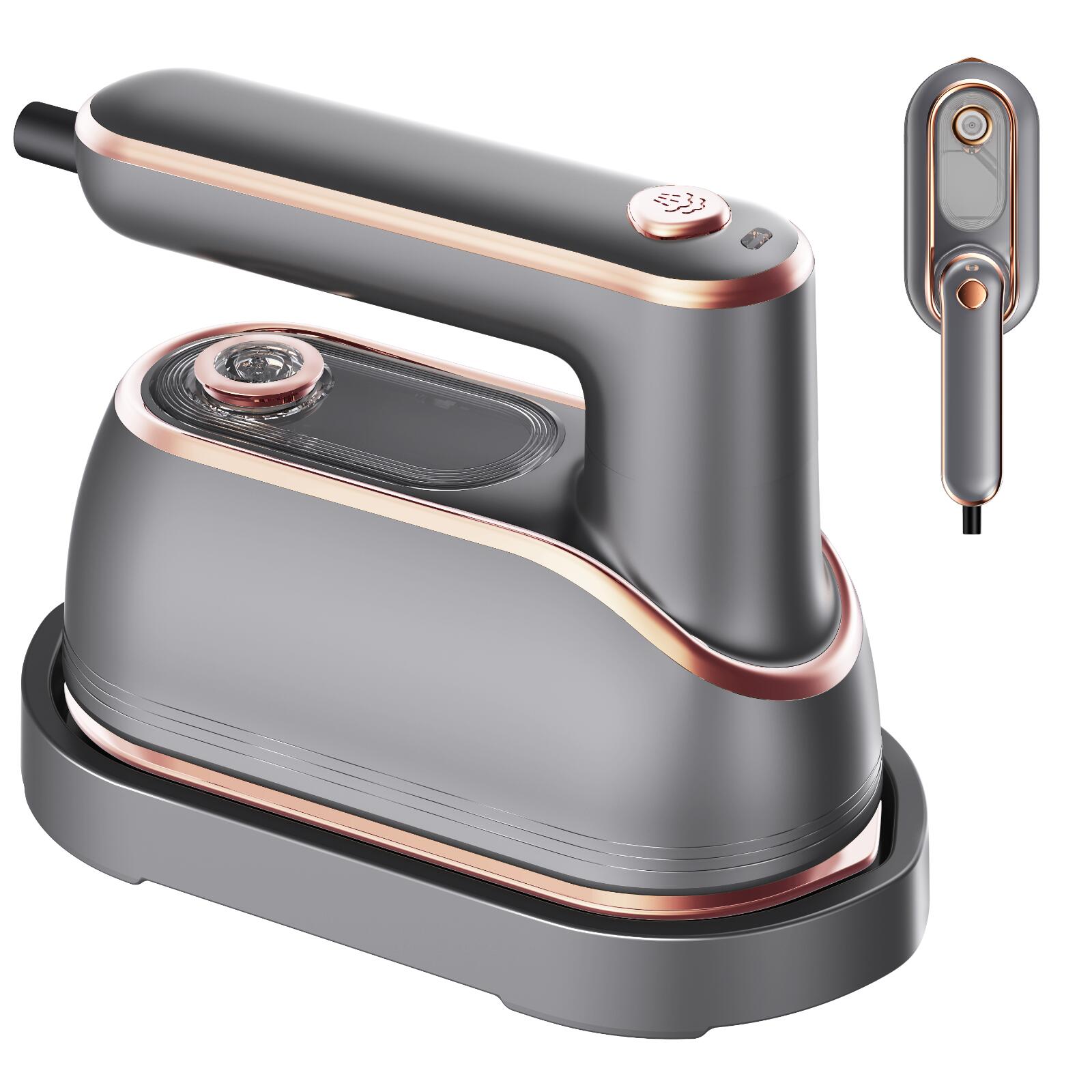 限定2色発売 ！アイロン スチームアイロン 衣類スチーマー スチームアイロン ハンディ 小型 折り畳み式 ハンガーにかけたまま あいろん パワフルスチーム シワ伸ばし 軽量 連続スチーム 除菌 脱臭 ポータブル ハンディアイロン PSE認証済