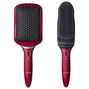 コイズミ スカルプ＆リセットブラシ（レッド） KBE-3500-R KOIZUMI RESET BRUSH 音波振動磁気エステブラシ [KBE3500R]