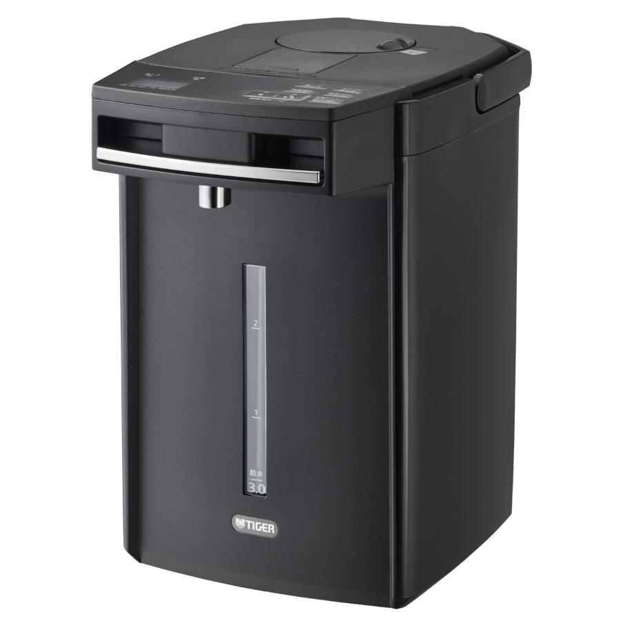 タイガー 蒸気レス VE電気ポット 3.0L アーバンブラック PIM-H300 KE 【Tiger 2025年 最新モデル 電気ポット 電気まほうびん 黒 蒸気 出ない 湯気】
