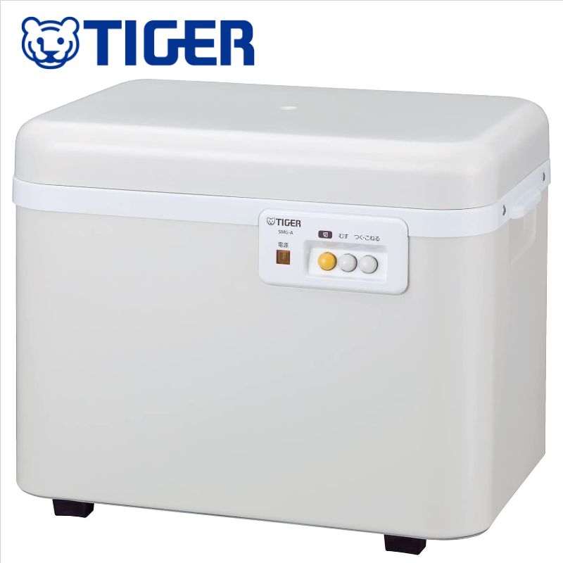 タイガー魔法瓶(TIGER)【SMG-A361-WL】もちつき機 ミルキーホワイト ■1台3役(蒸す・つく・こねる) 2升用 SMG-A360後継品 ■送料無料(北海道・沖縄県・離島は送料が掛かります)