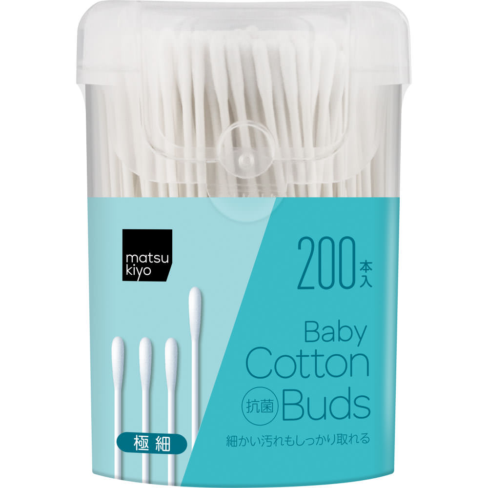 matsukiyo ベビー綿棒 極細 200本
