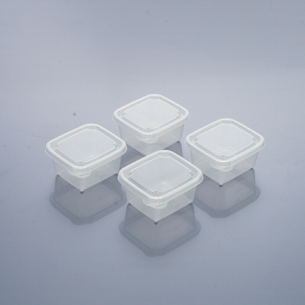 [4月1日〜4月20日 P20倍]ミニシール 容器 L 容量 100ml × 4個 セット 　保存容器 小分け 離乳食 薬味 食品 小さい ミニ 作り置き 便利 MMS3N 4973307575709 スケーター